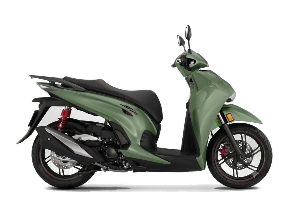 Honda SH 350i màu xanh rêu tại HEAD Việt Thái Quân