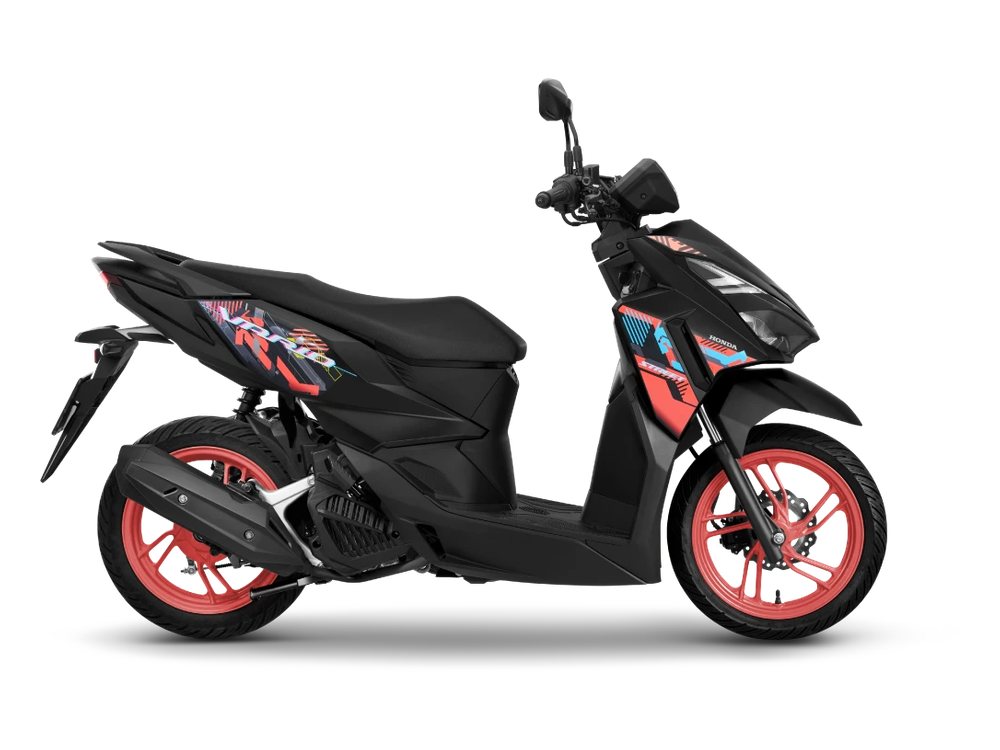 Honda Vario 125 bản Street màu đen đỏ